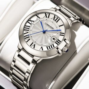 真皮全自动防水时尚商务石英手表